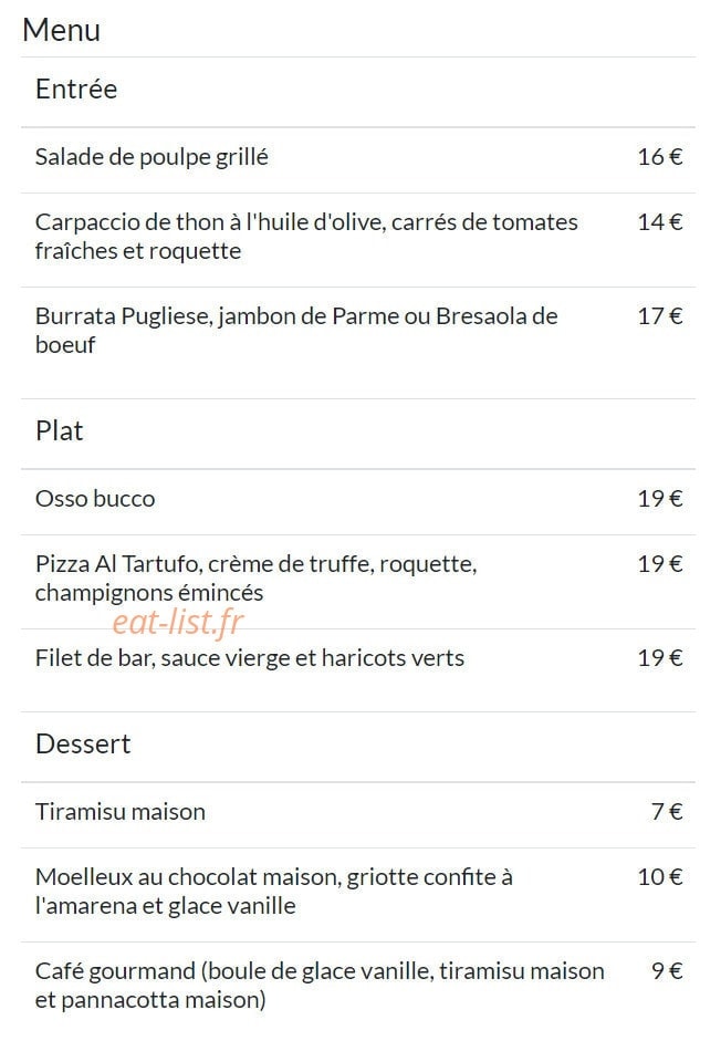 Fratelli — carte page 1