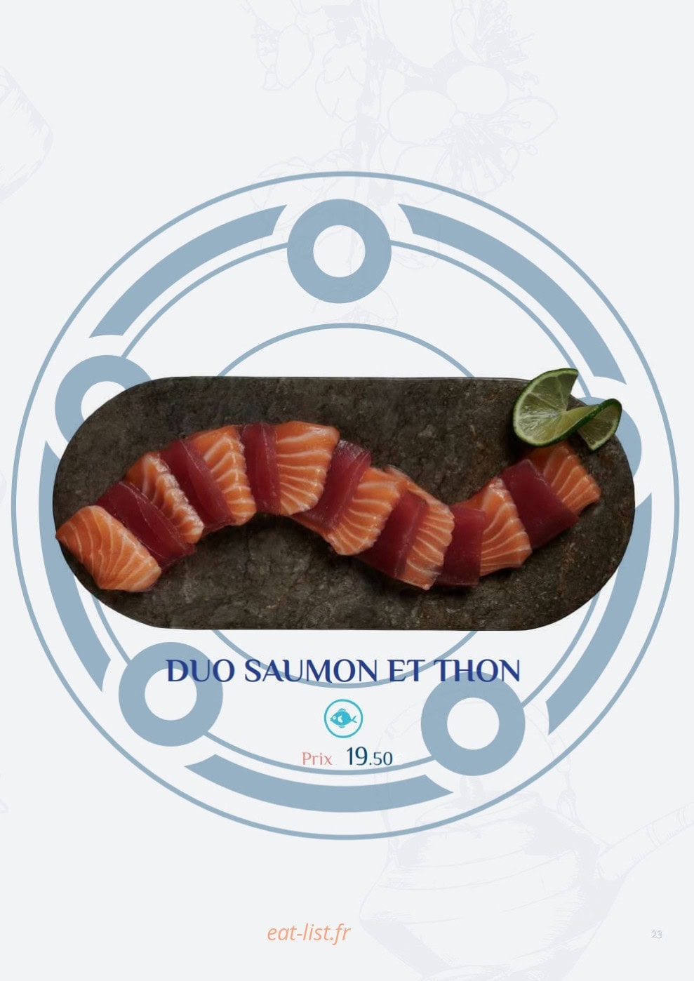 Fusi Sushi — carte page 23