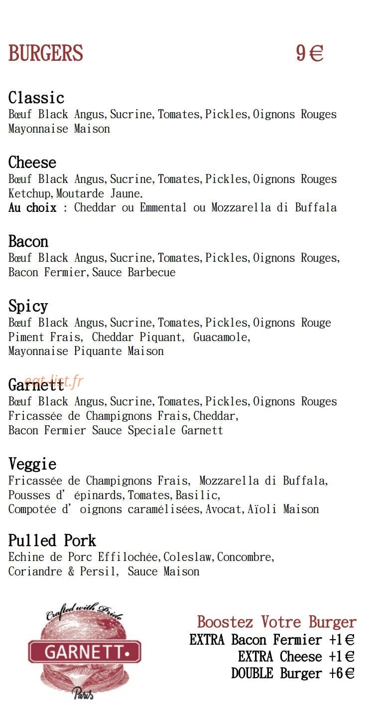 Garnett — carte page 2