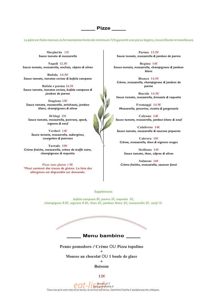 Gemini — carte page 3