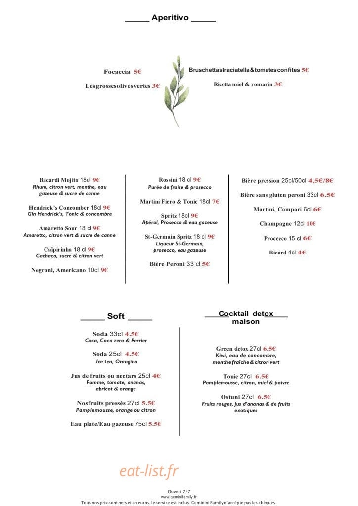 Gemini — carte page 1