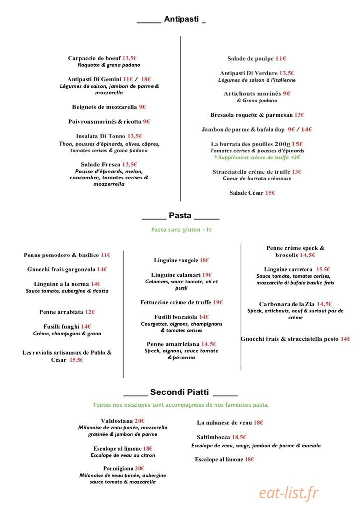 Gemini — carte page 2