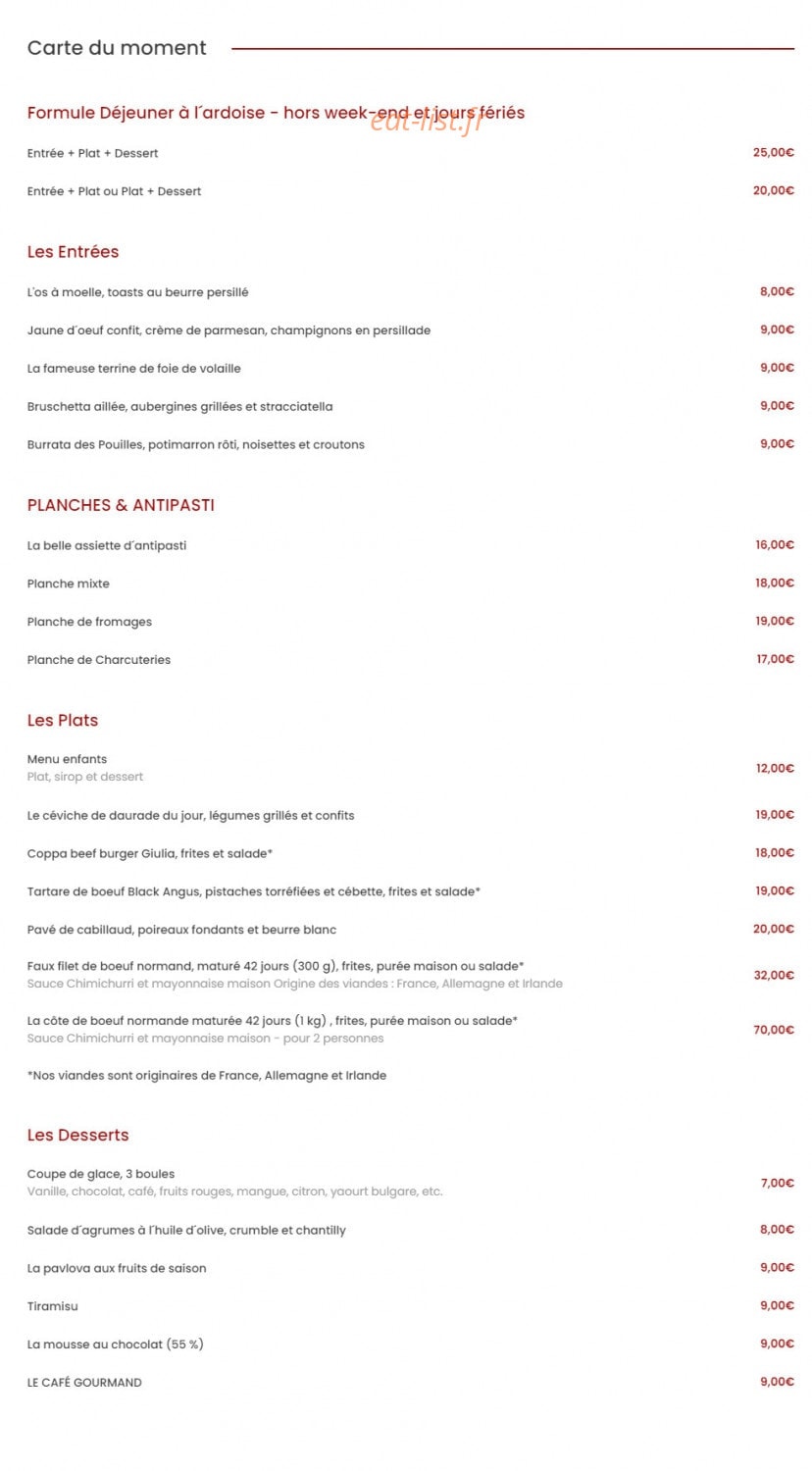 Giulia — carte page 1