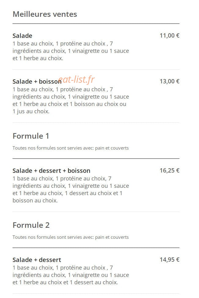Green'wich — carte page 1