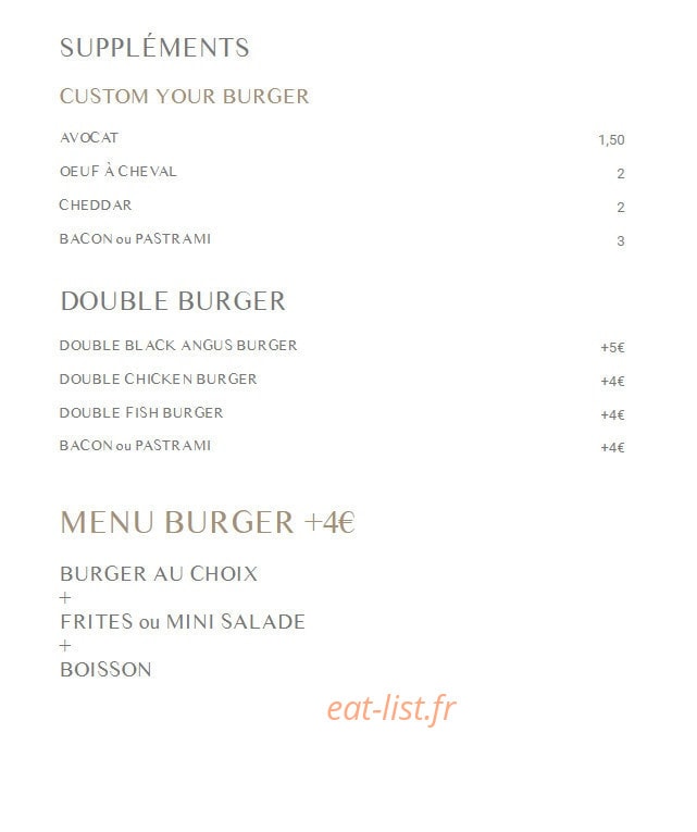 Grill Bar — carte page 3