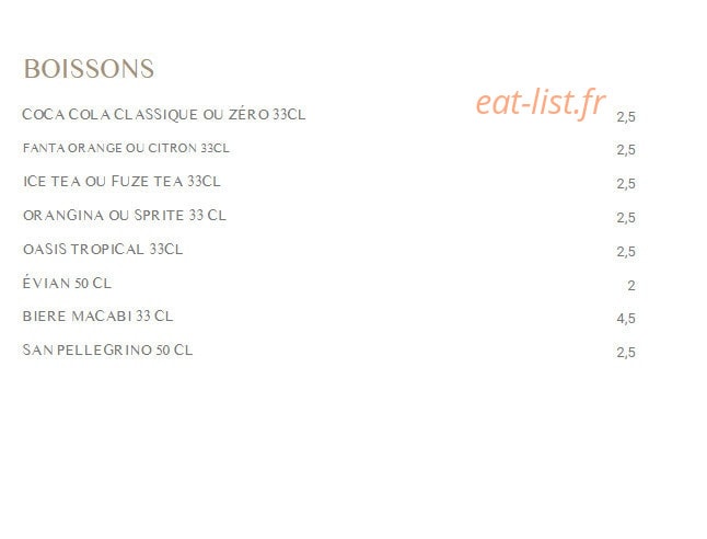 Grill Bar — carte page 8