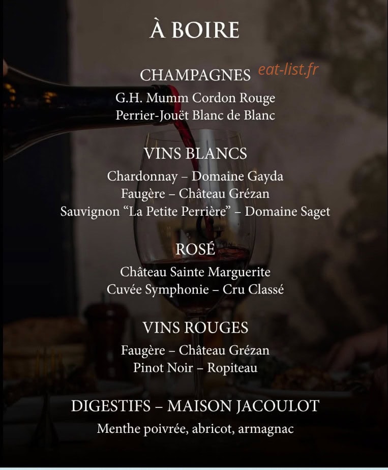 Gueuleton — carte page 3