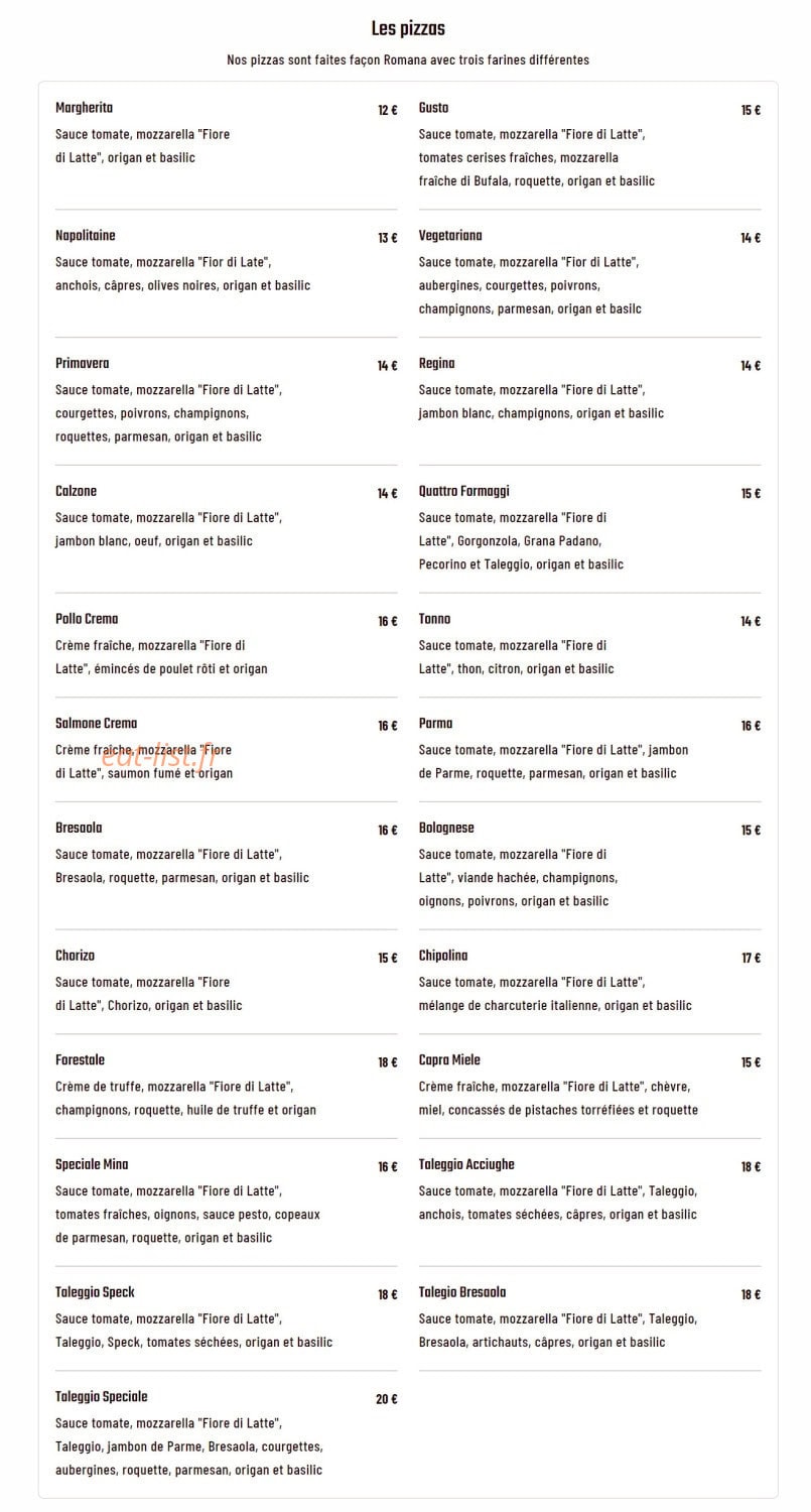 Gusto Italia — carte page 3