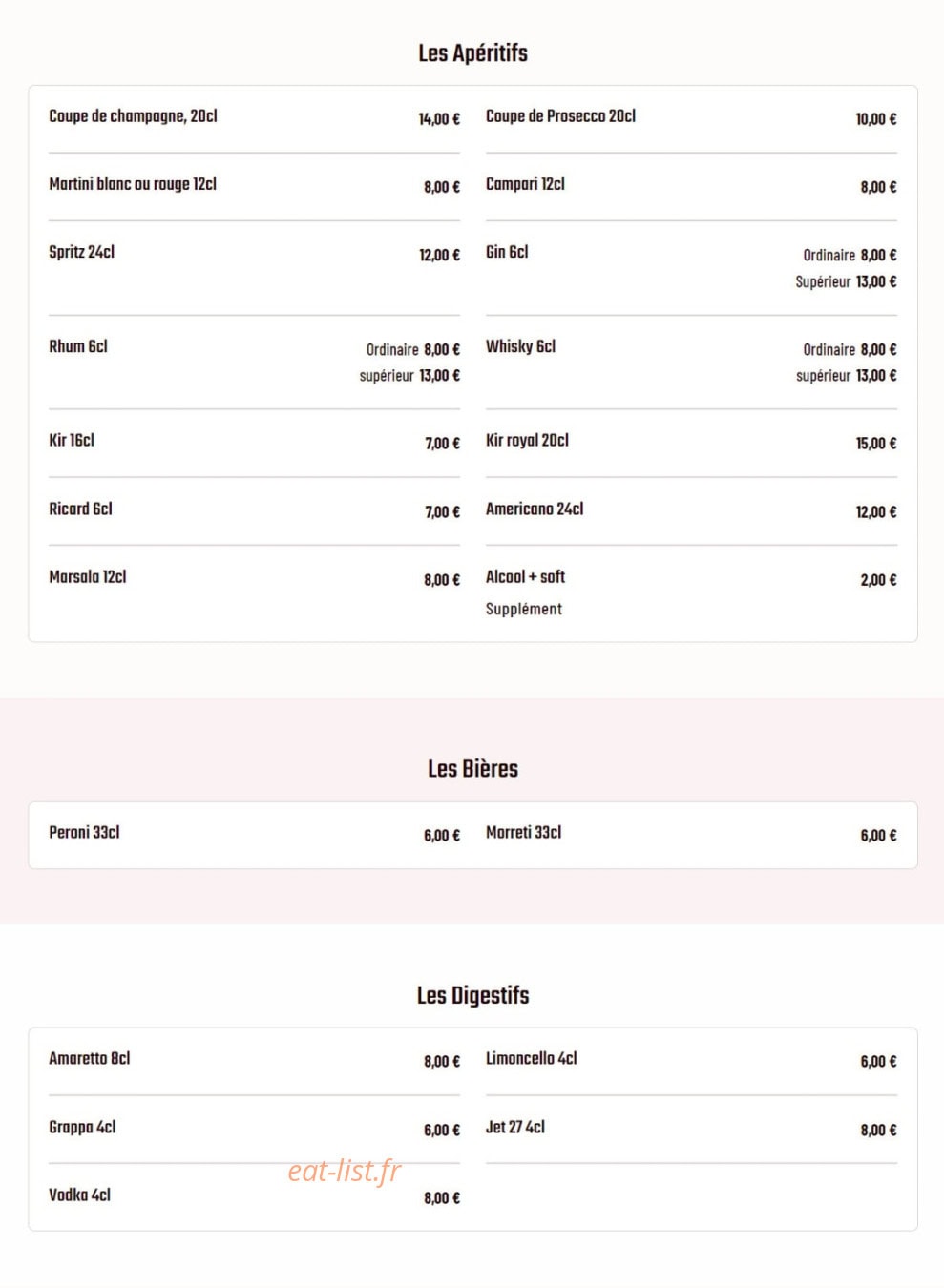 Gusto Italia — carte page 5