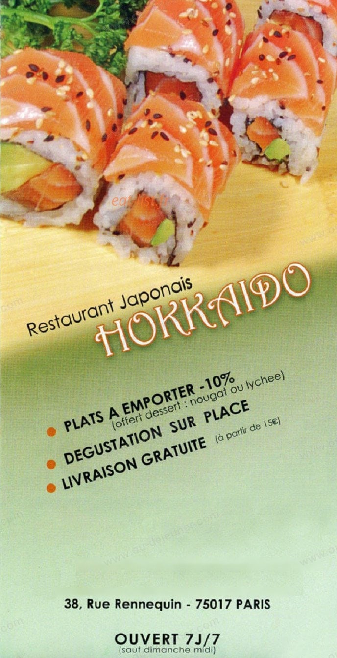 Hokkaido — carte page 1