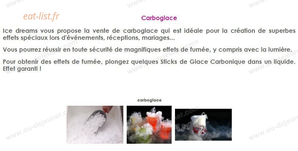 Icedreams — carte page 2