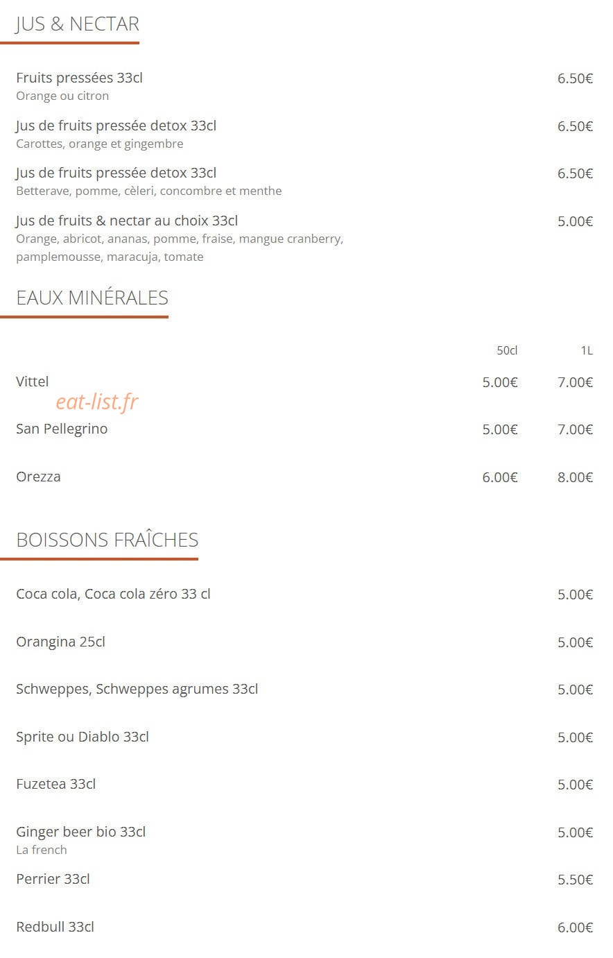 Iguana Batignolles — carte page 11