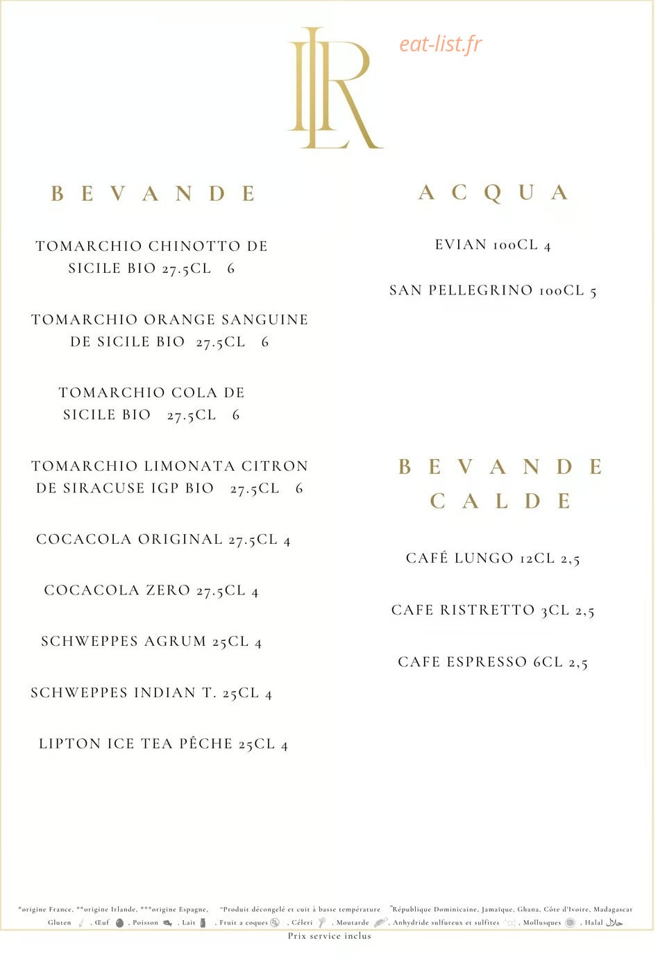 Il Rosso Paris — carte page 7