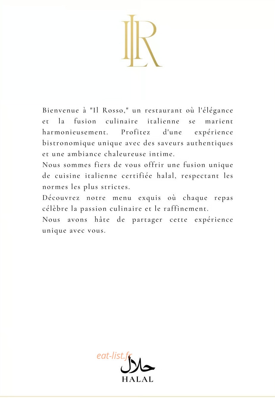 Il Rosso Paris — carte page 8