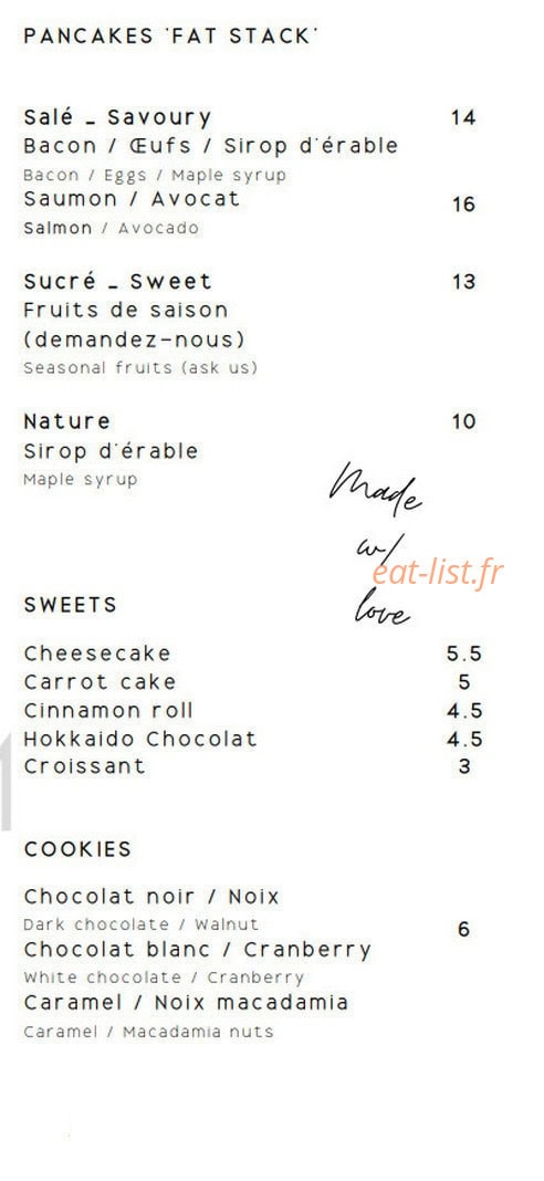 Inform Café — carte page 4
