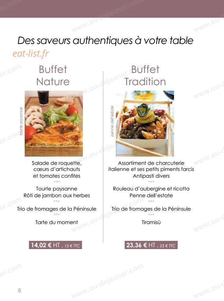 Italian Cucina — carte page 8