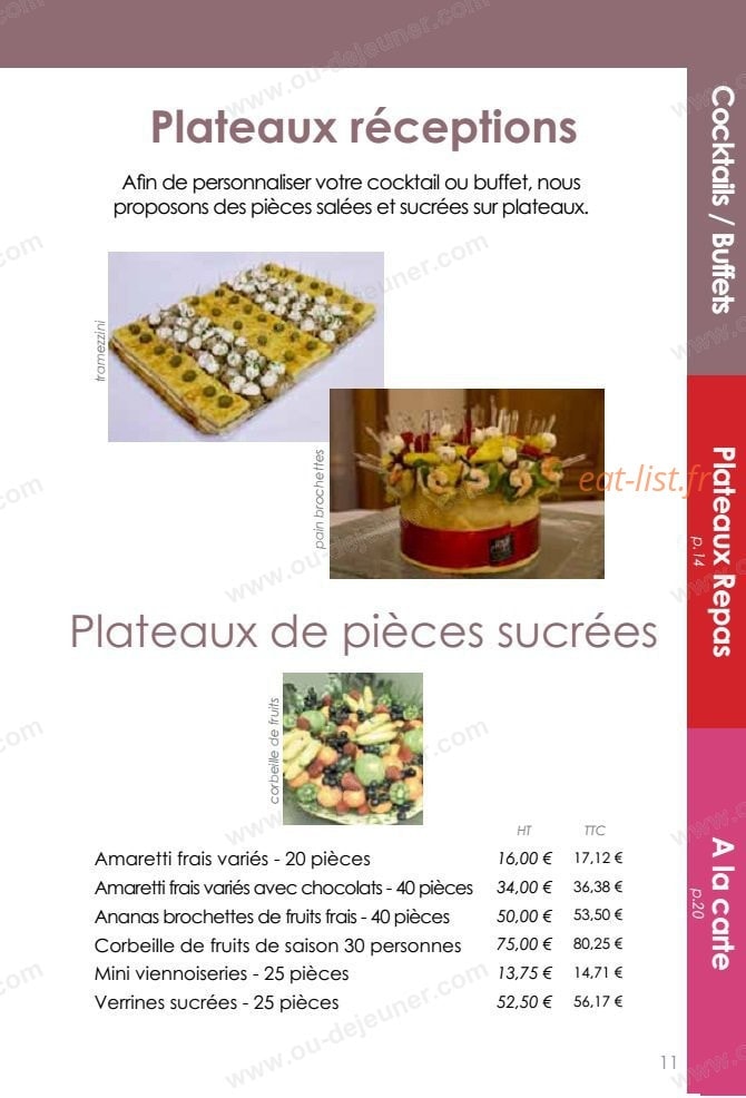 Italian Cucina — carte page 11