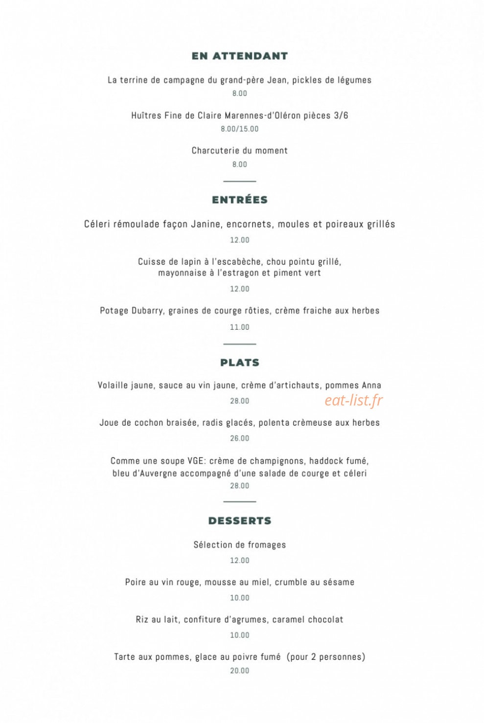 Janine — carte page 1