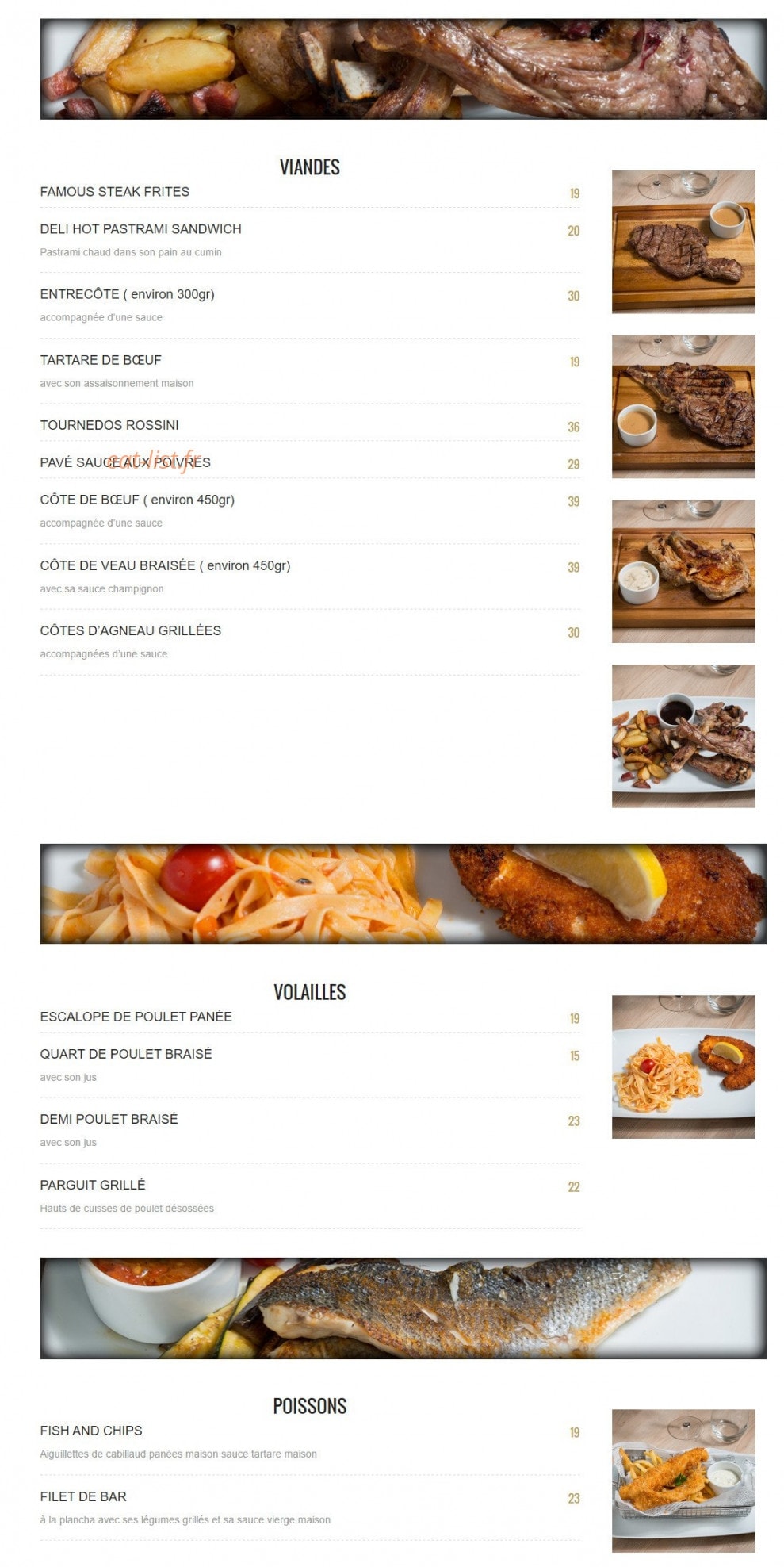 Kahn Famous Deli — carte page 3