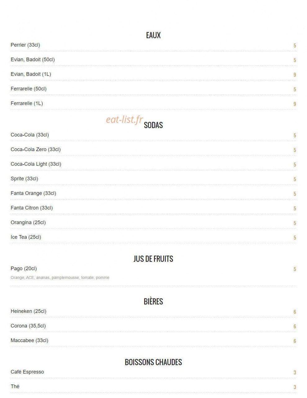 Kahn Famous Deli — carte page 5