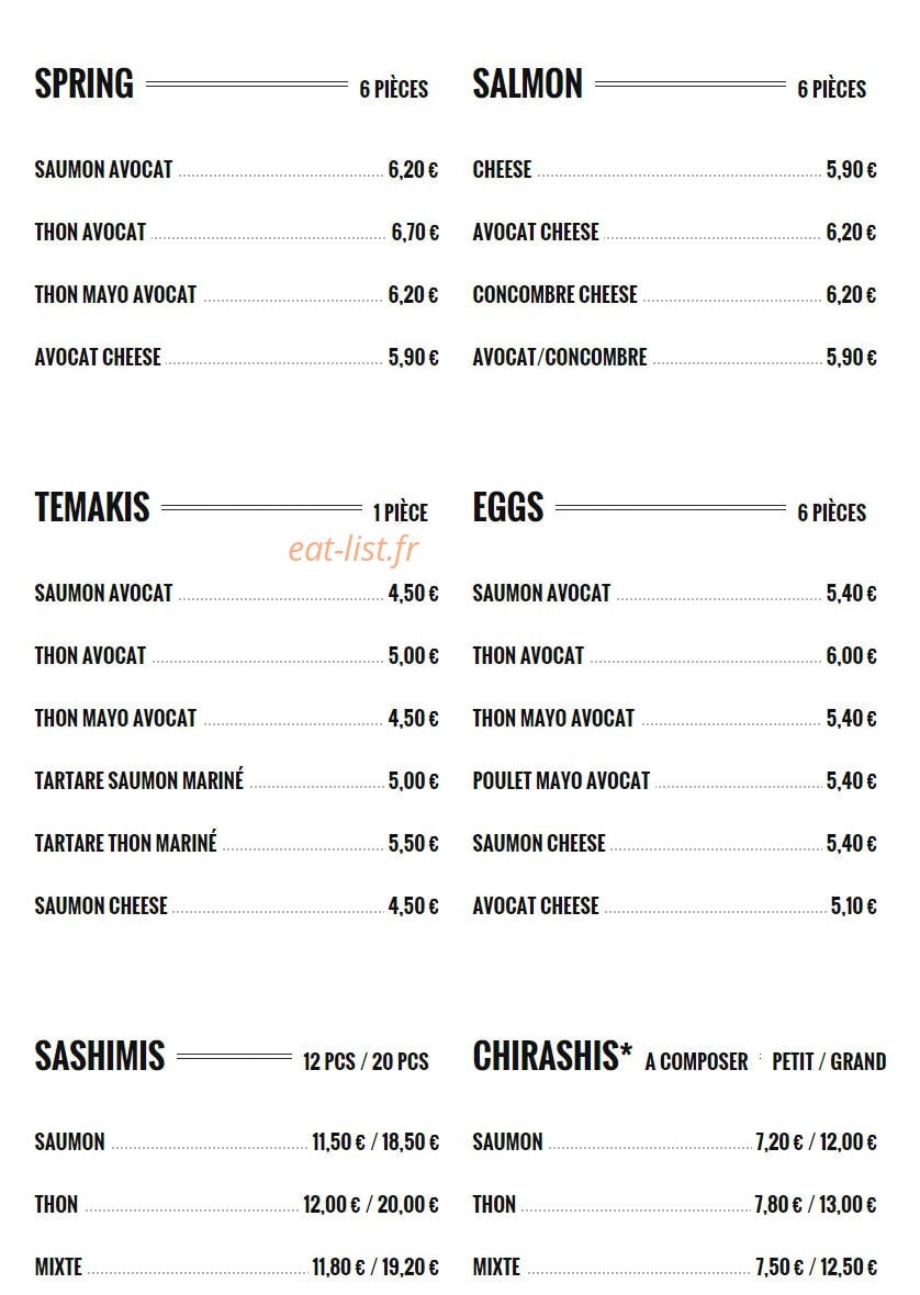 Kanteen — carte page 2