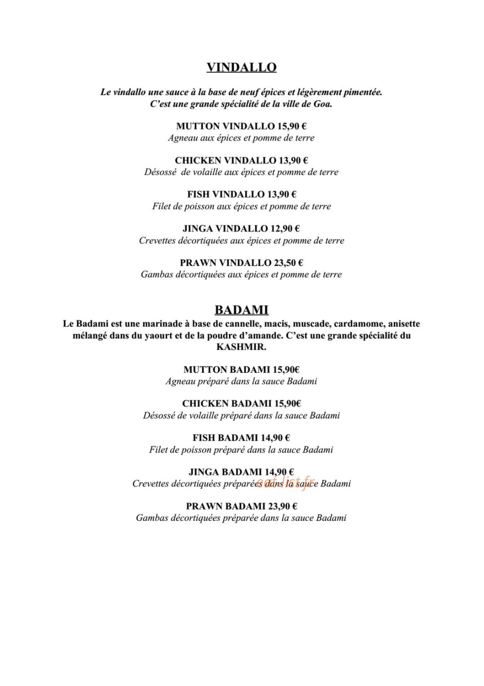 Kirane India — carte page 8