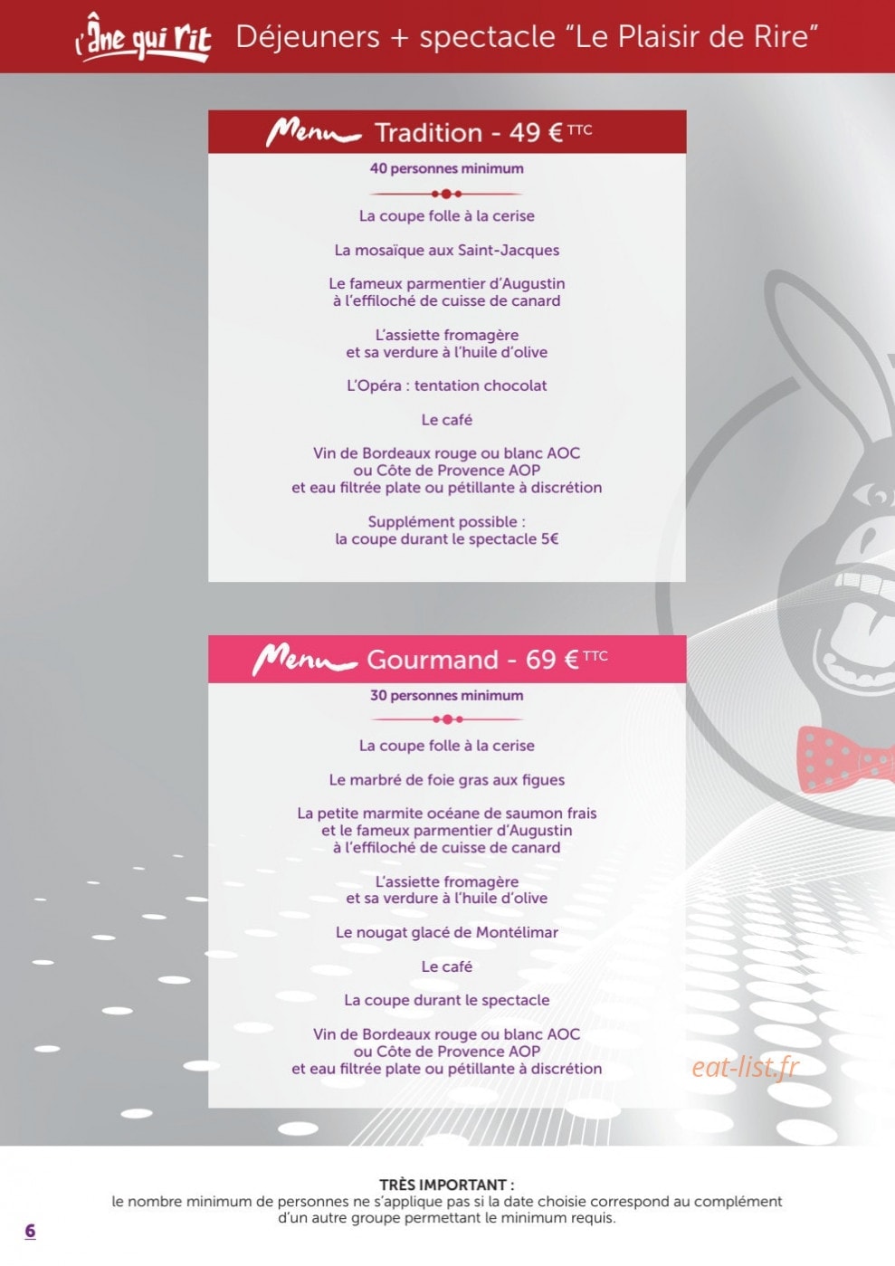 L'Ane qui rit — carte page 6
