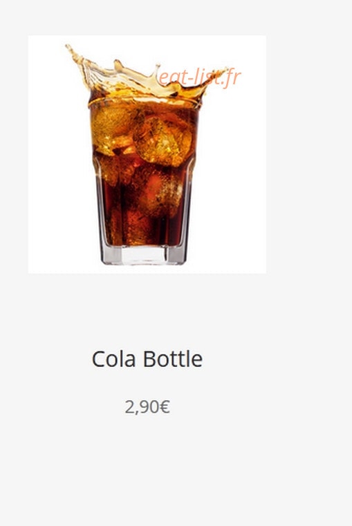 L'arc food — carte page 8