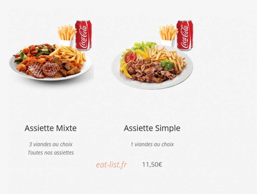 L'arc food — carte page 7