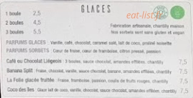 La Cabane Gourmande — carte page 4