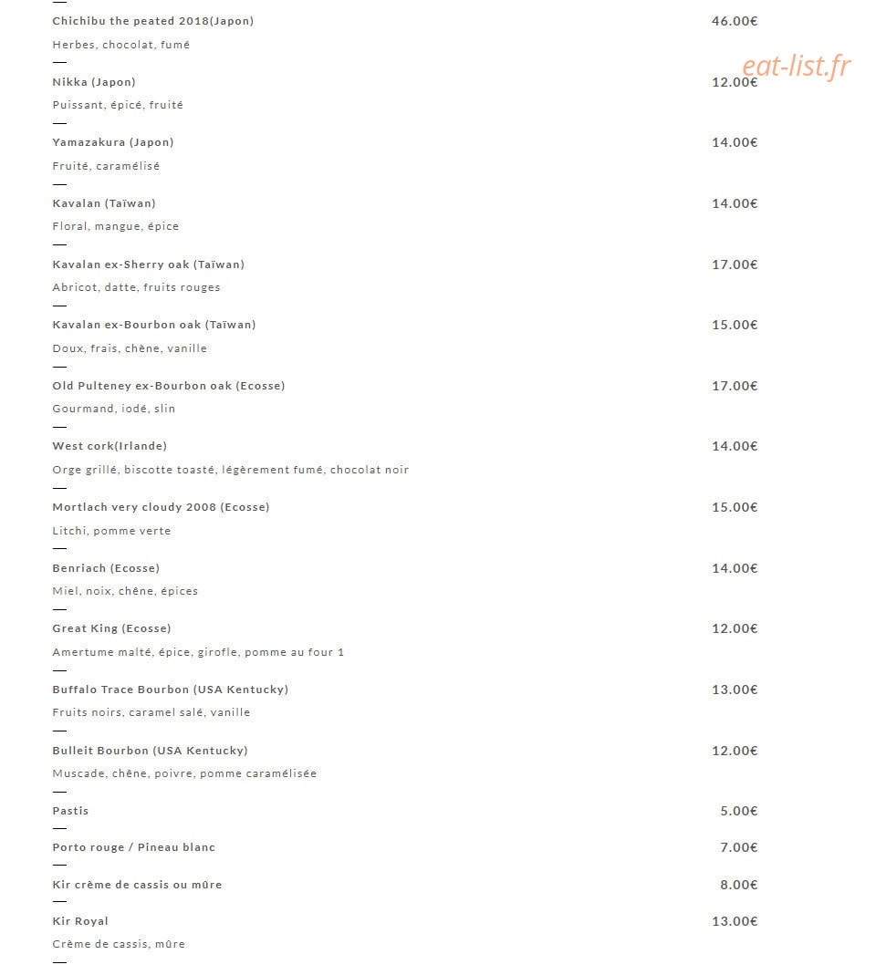 La Cantine de Quentin — carte page 7