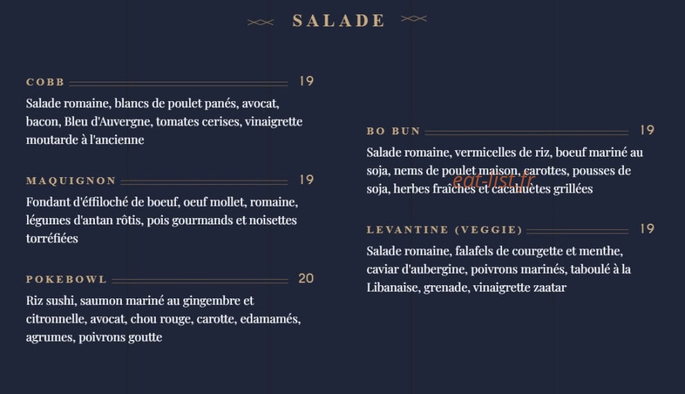 La Demeure Monceau — carte page 3