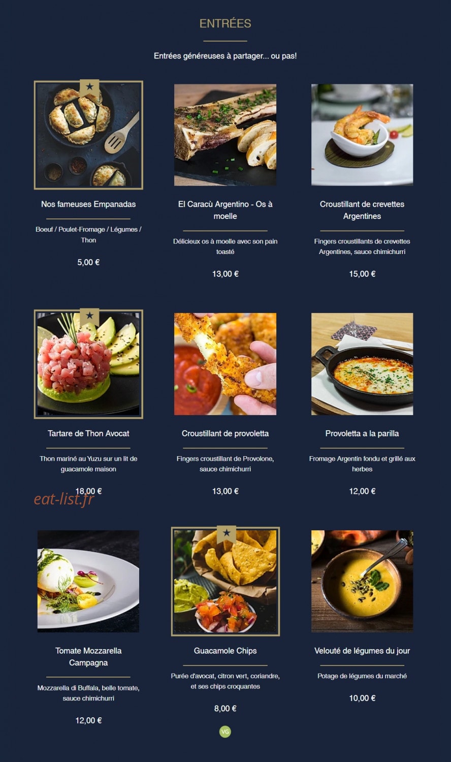 La Estancia — carte page 1