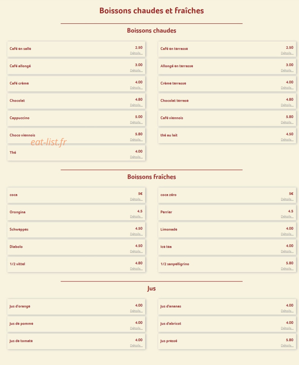 La Lanterne — carte page 3