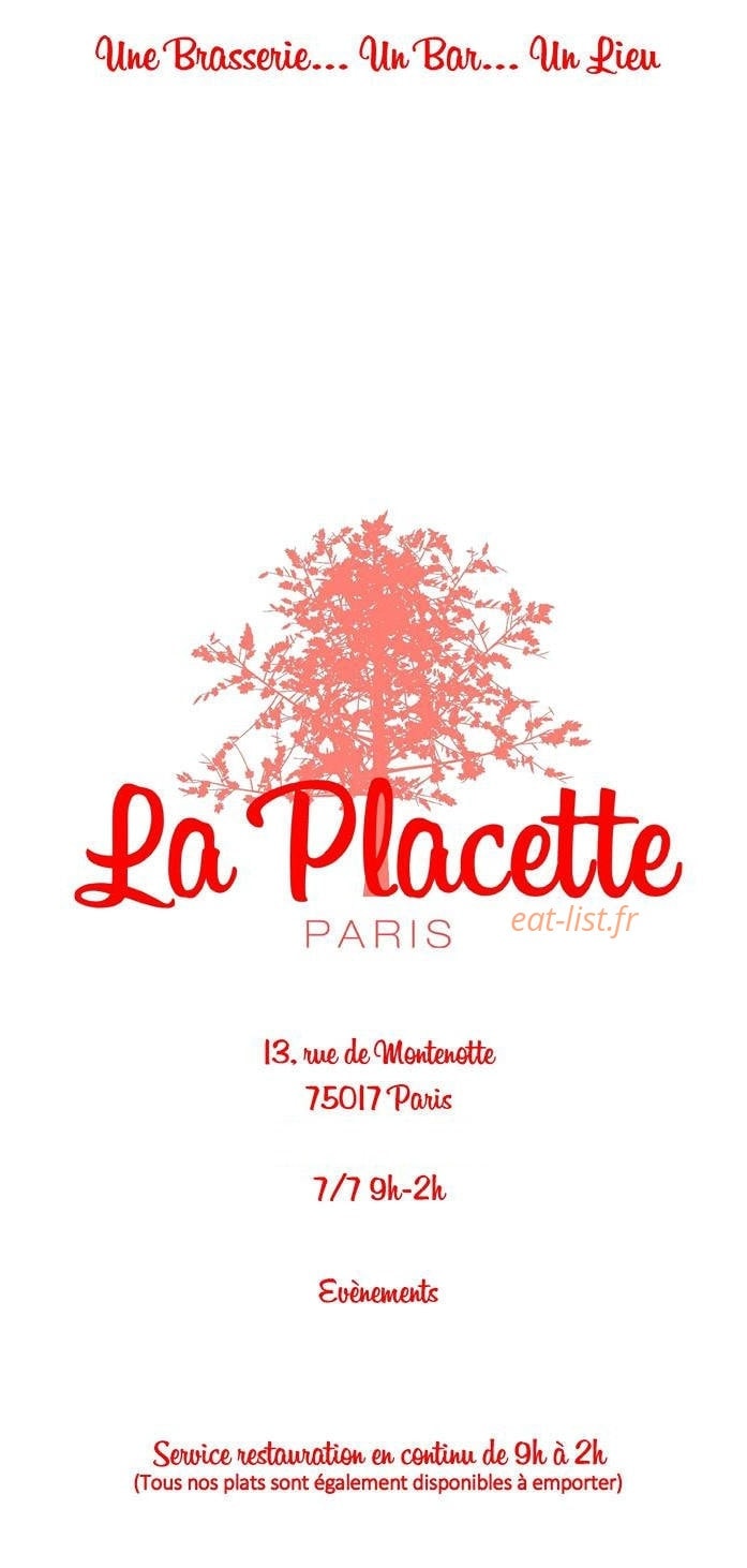 La Placette — carte page 1