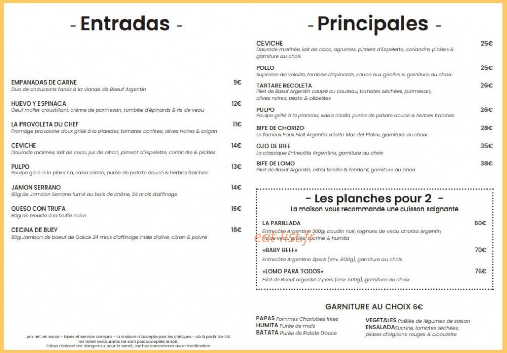 La Recoleta — carte page 3