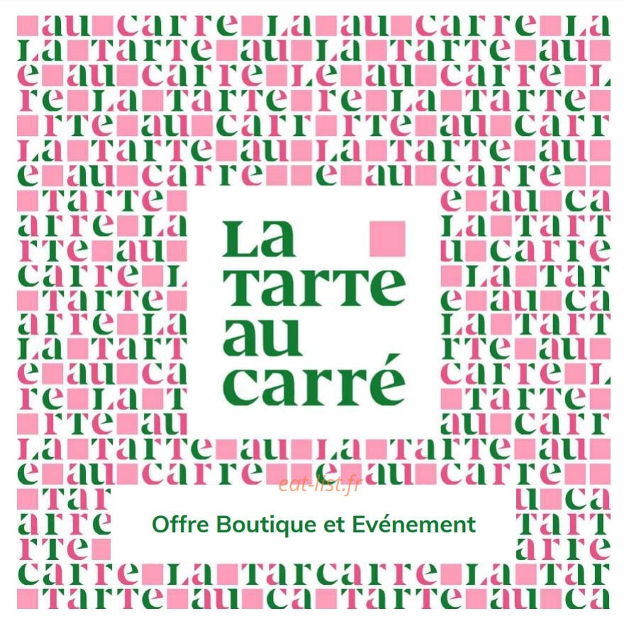 Carte et menu La Tarte au Carré Paris 17