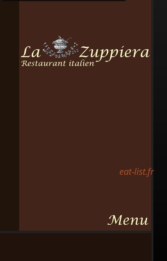 La zuppiera — carte page 1