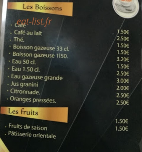 Le 178 - Chez Ben Attia — carte page 2