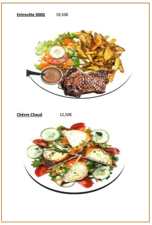 Le Bar Belge — carte page 6