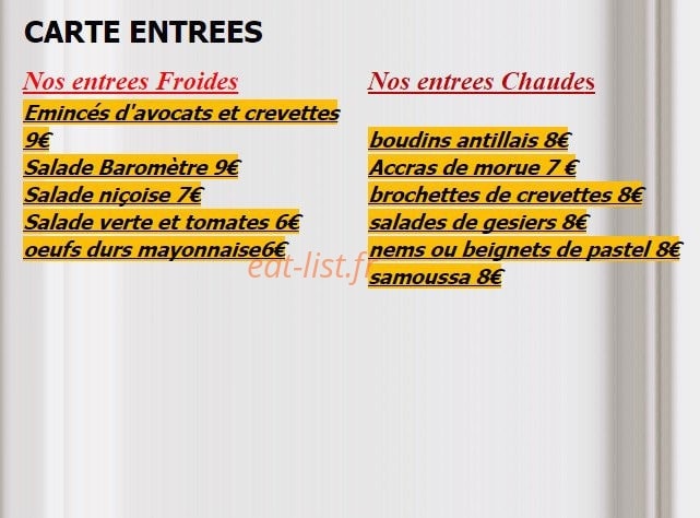 Le Baromètre — carte page 1