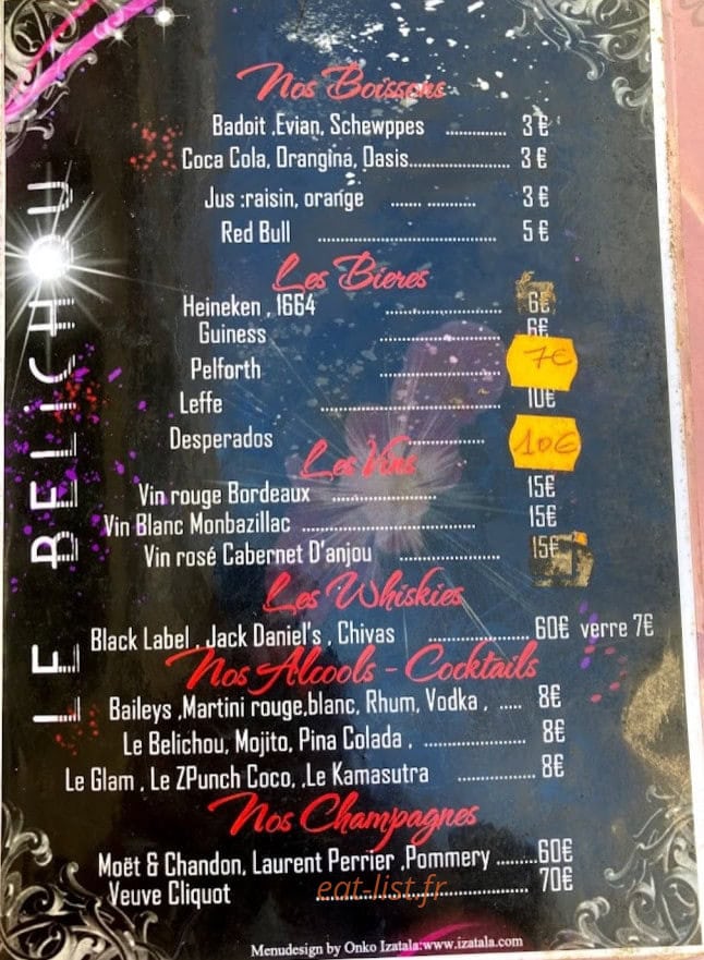Le Belichou — carte page 2