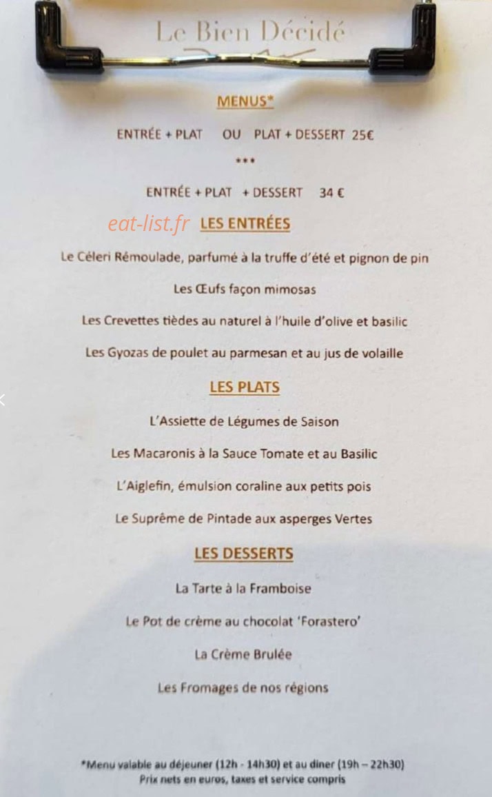 Le Bien Décidé — carte page 3