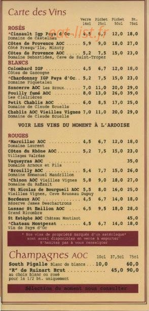 Le Café Ponce — carte page 4
