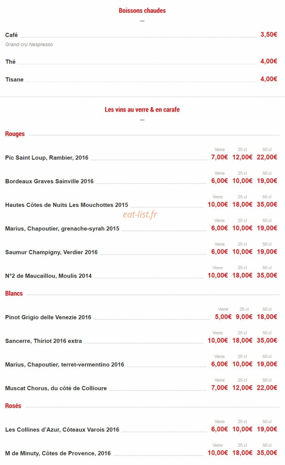 Le Costaud des Batignolles — carte page 12