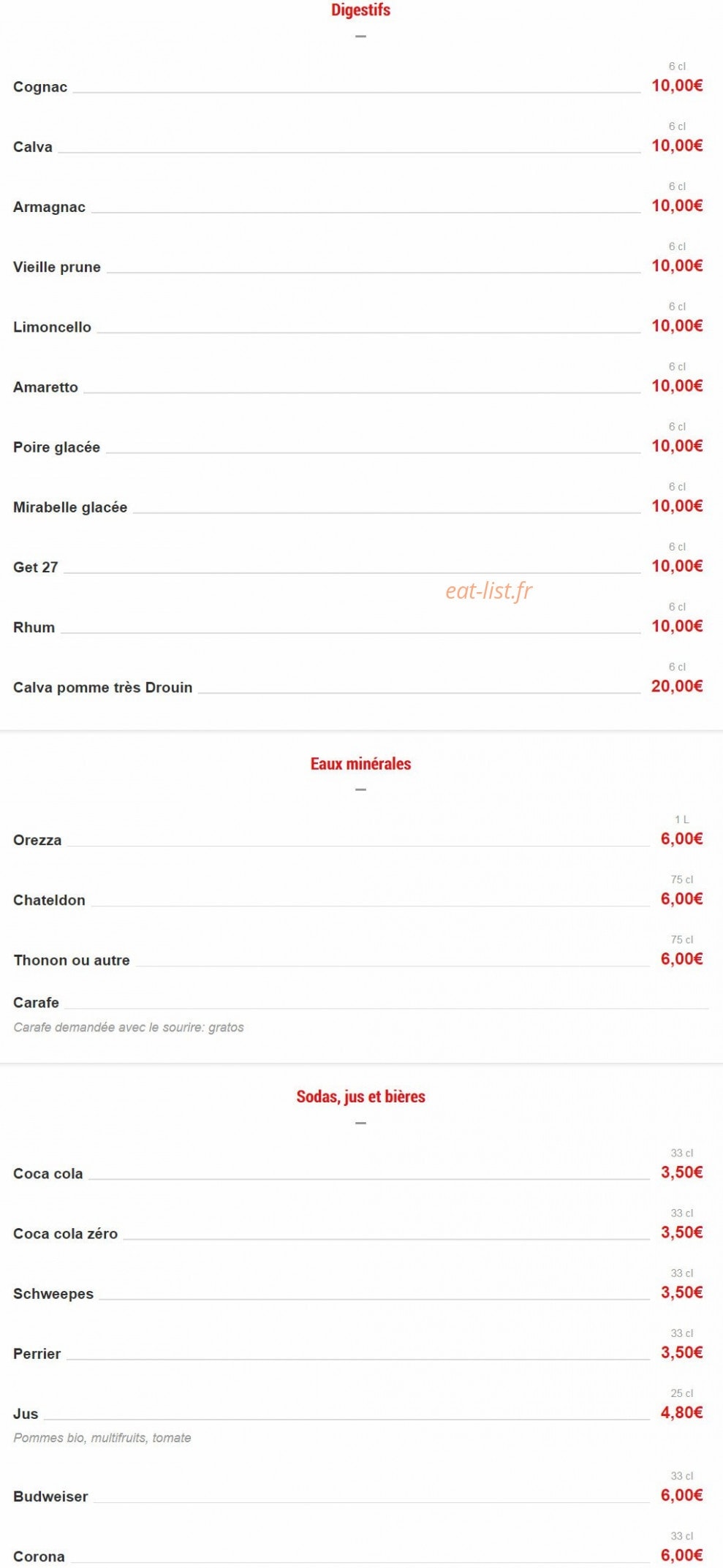 Le Costaud des Batignolles — carte page 11