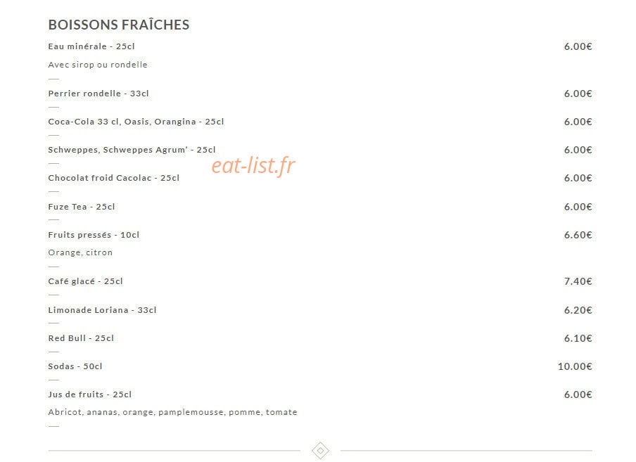 Le Cristal — carte page 10