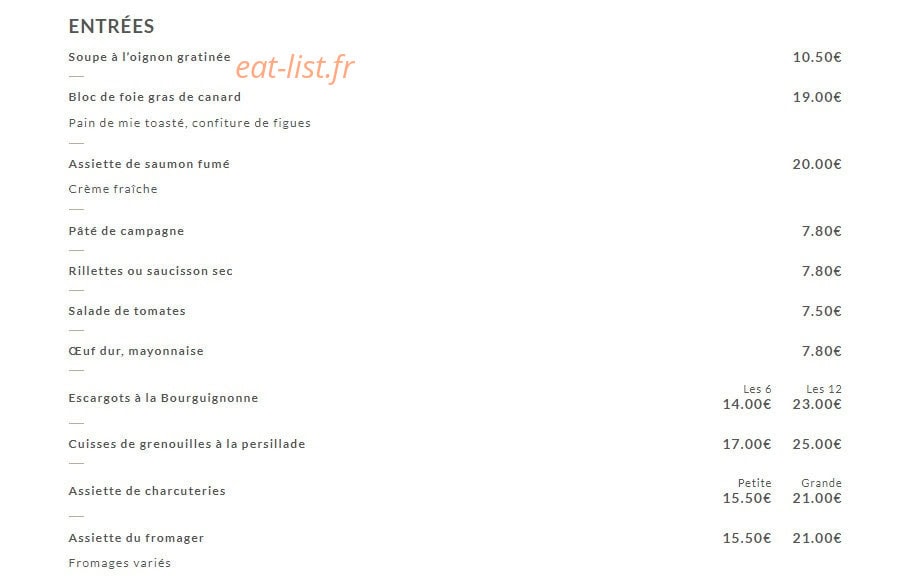 Le Cristal — carte page 1