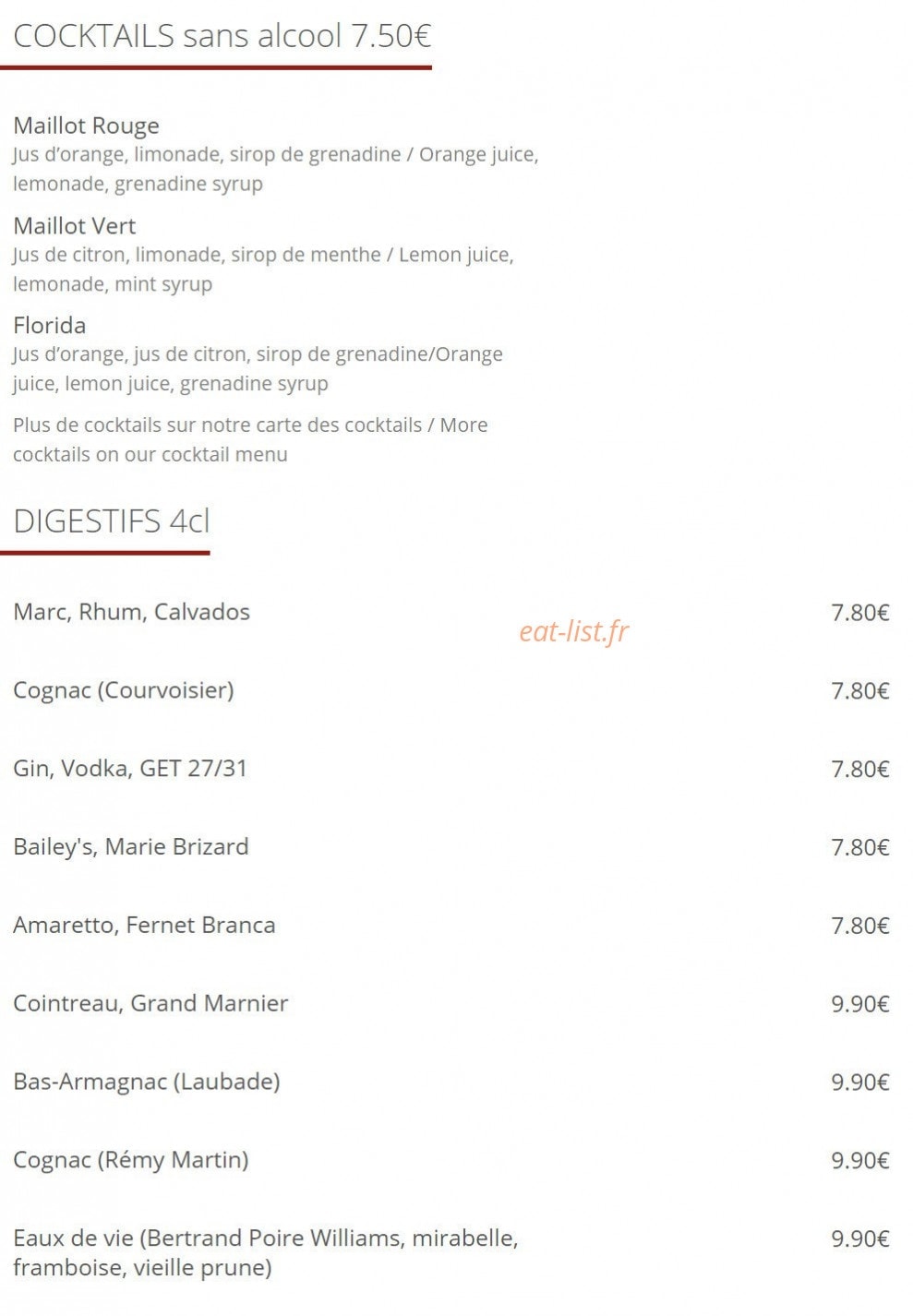 Le Maillot — carte page 6