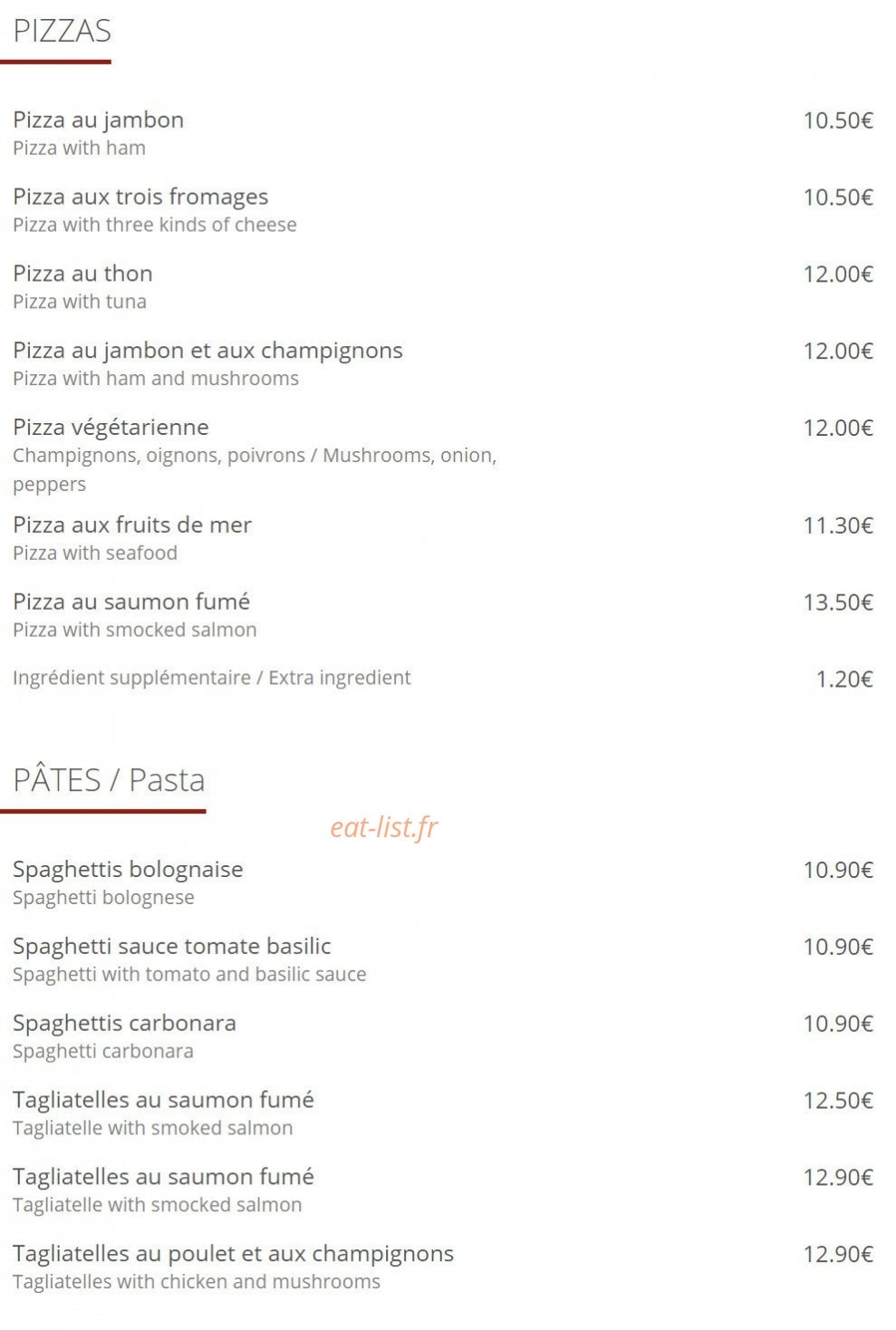 Le Maillot — carte page 11